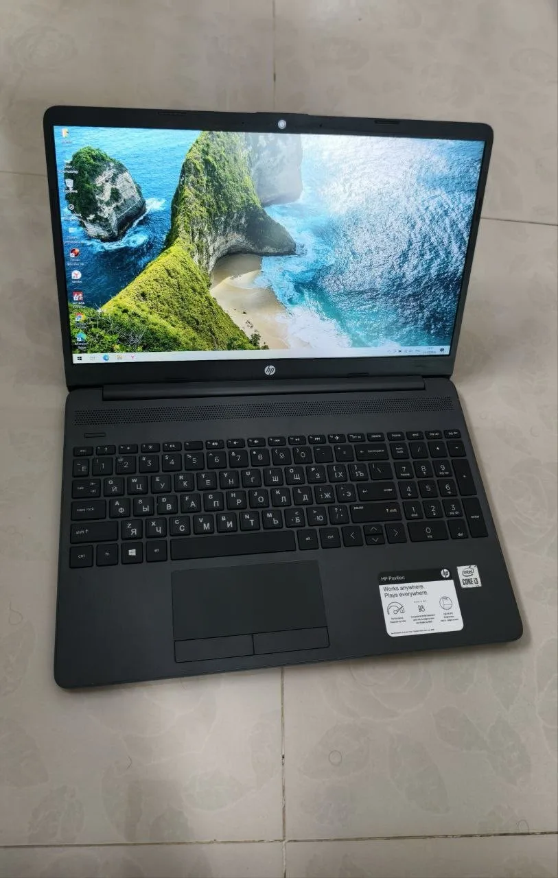 Ноутбук HP, i3-1005G1, 12 Гб, 256 ГБ SSD