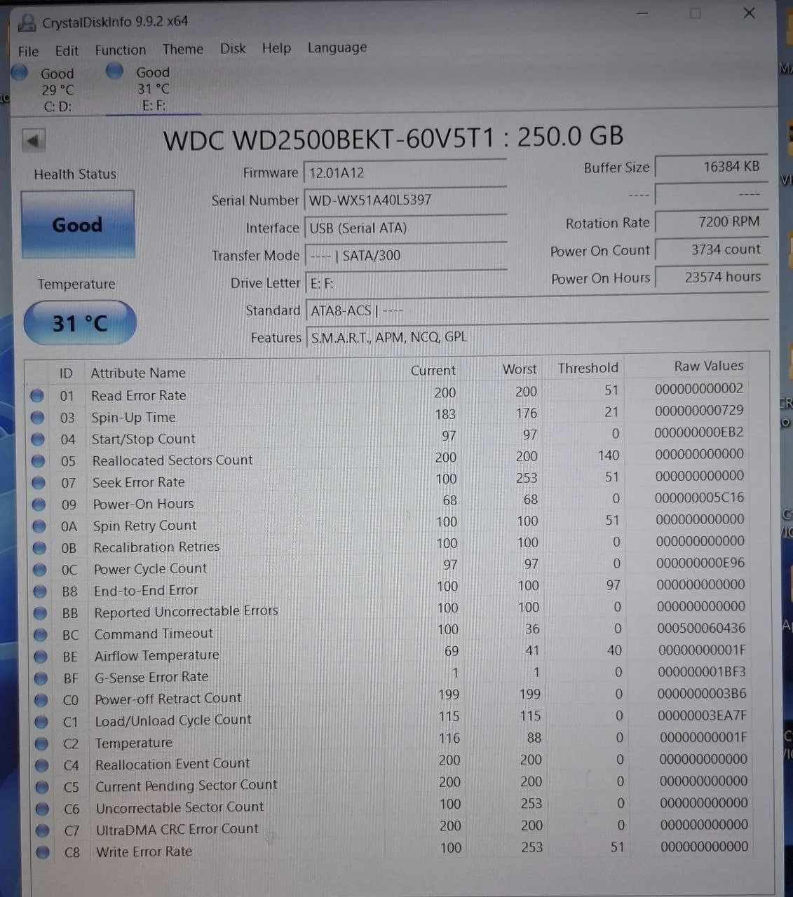 HDD WD 250 Gb во внешнем корпусе, фото 3