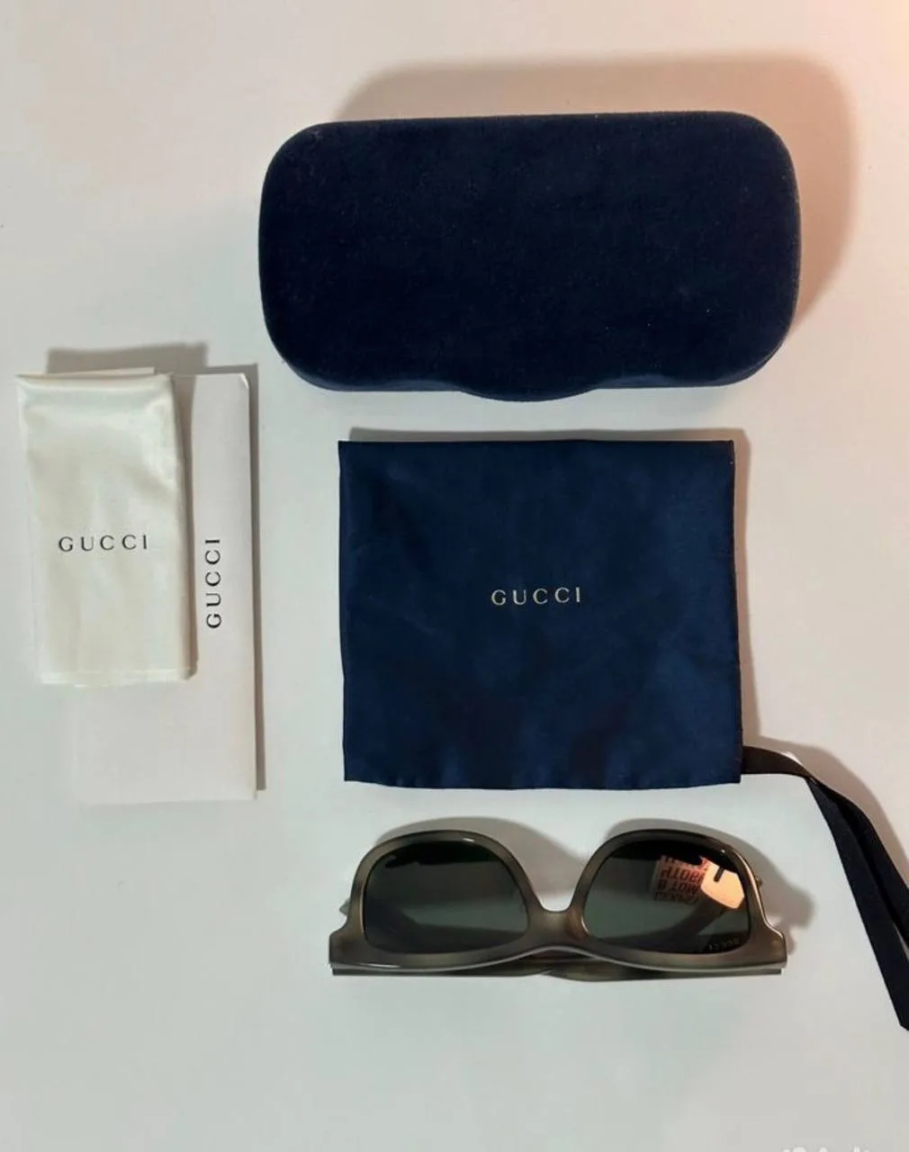 Мужские солнцезащитные очки Gucci, полный комплект