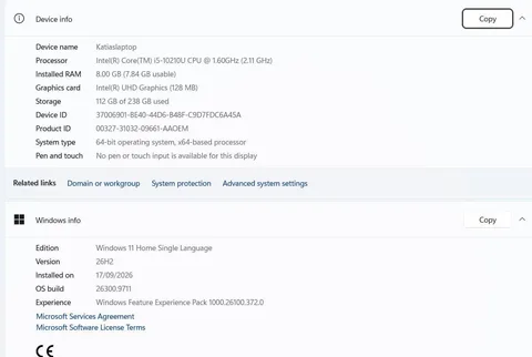Huawei MateBook D 14, i5 / 8 GB / 256 GB SSD, фото 5
