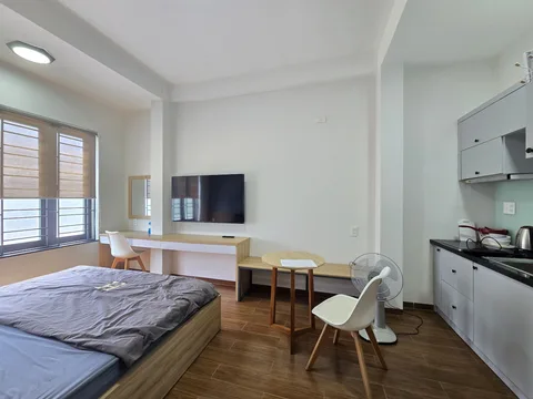 Студия 25 м² с балконом, ACC Vườn Xoài, центр, фото 6