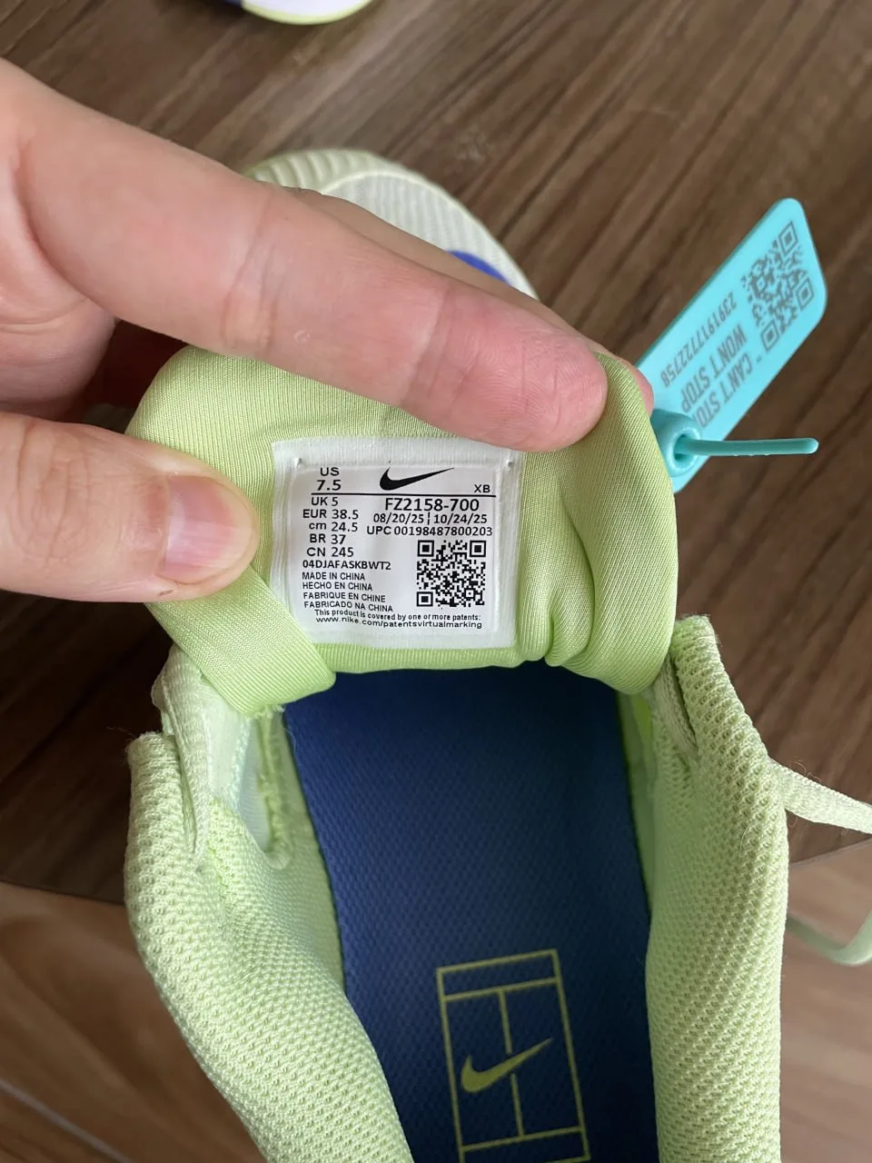 Теннисные кроссовки Nike Zoom Vapor Pro 3 HC, EUR 38.5, фото 3