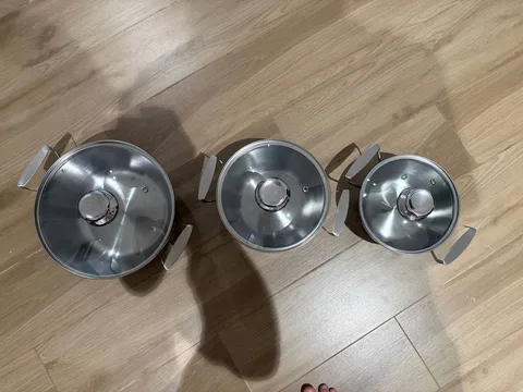 Набор кастрюль, 3 шт., 16, 18 и 22 см, фото 2