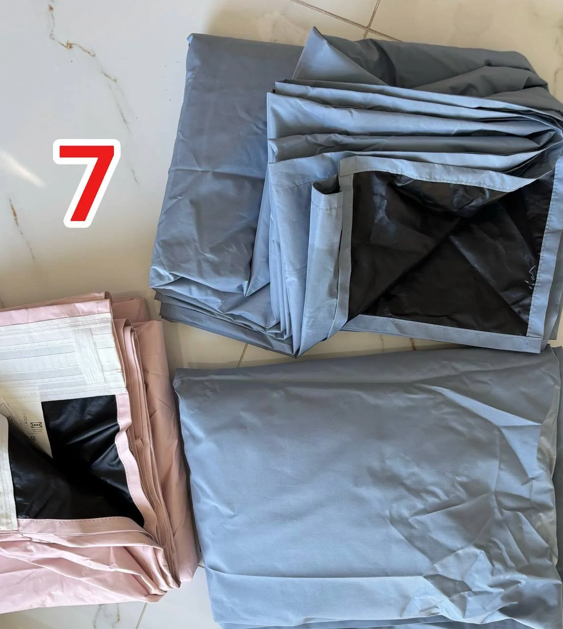 Плотные шторы IKEA блэкаут, 3 шт
