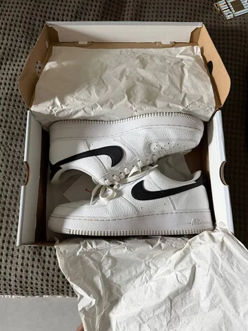 Кроссовки Nike Air Force 1 ’07 White / Black, фото 2