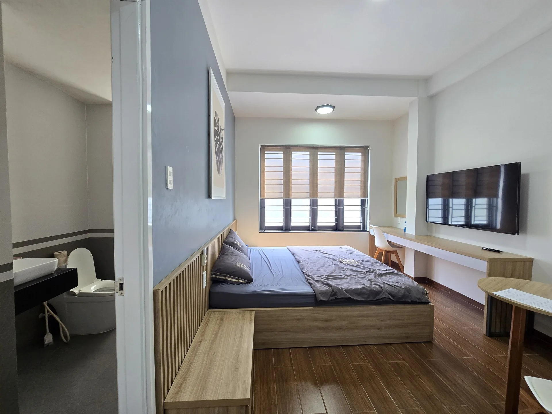 Студия 25 м² с балконом, ACC Vườn Xoài, центр, фото 4