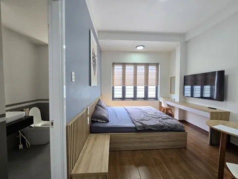 Студия 25 м² с балконом, ACC Vườn Xoài, центр, фото 4