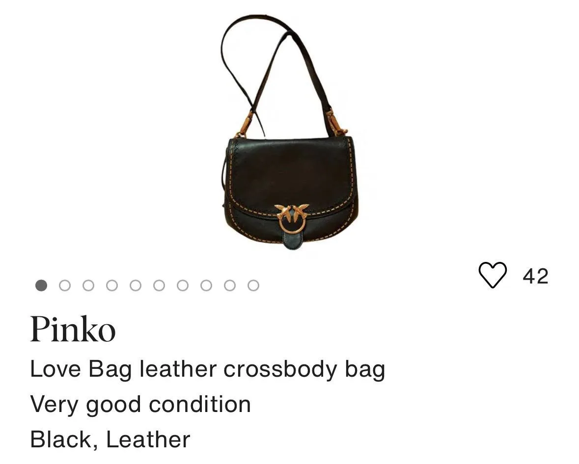 Сумка Pinko Love Go Round, фото 8