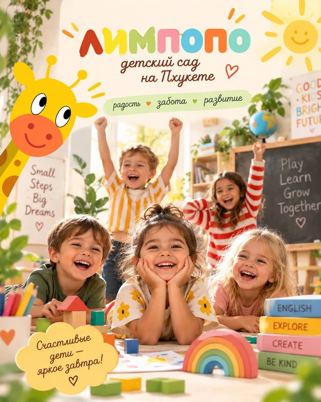 Детский сад LIMPOPO, Раваи, дети 1-6 лет