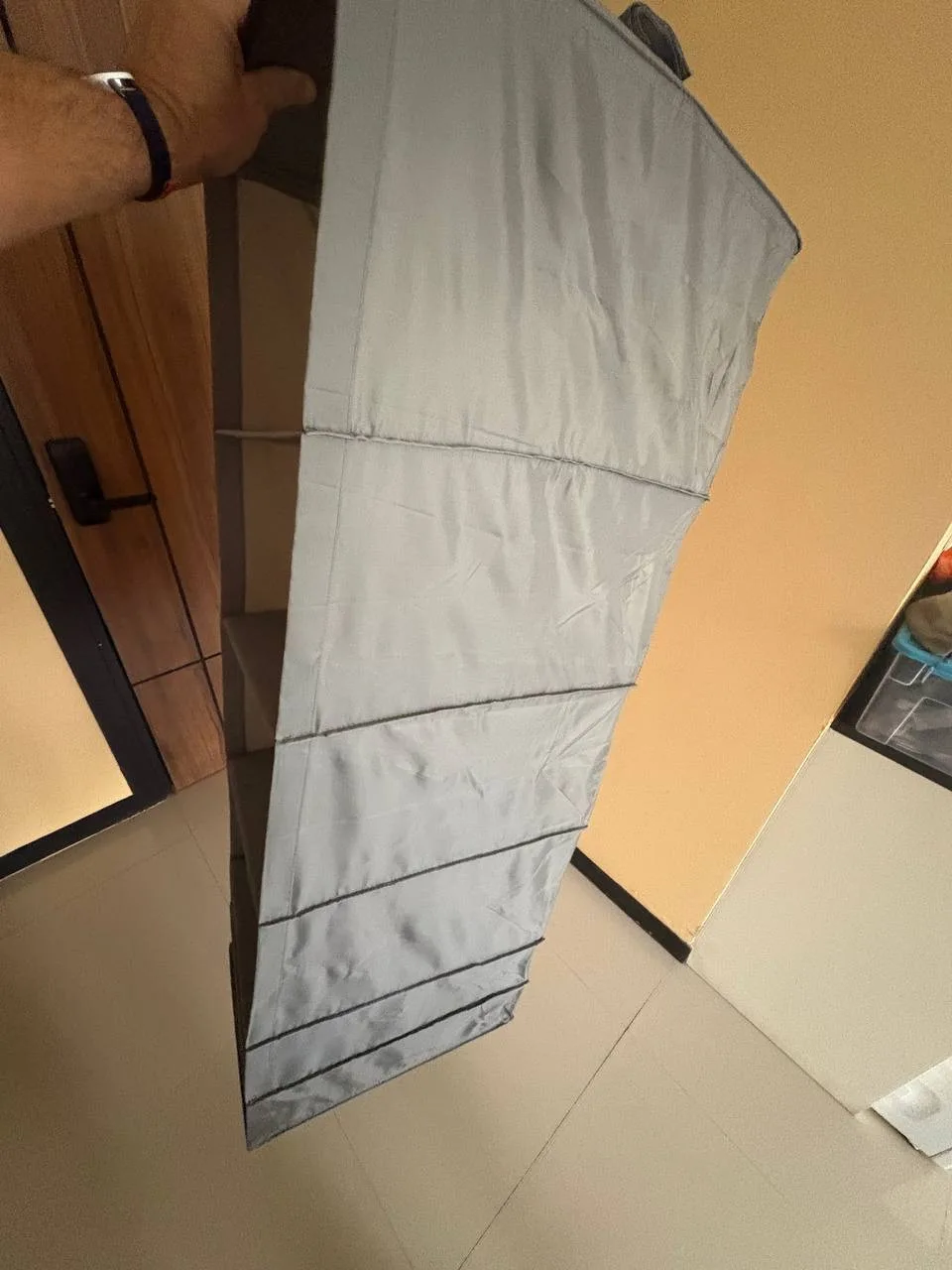 Подвесные полки в шкаф IKEA, серая и белая, фото 2