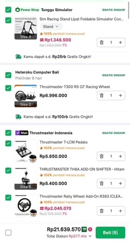 Руль Thrustmaster t300 с педалями T-LCM, фото 4