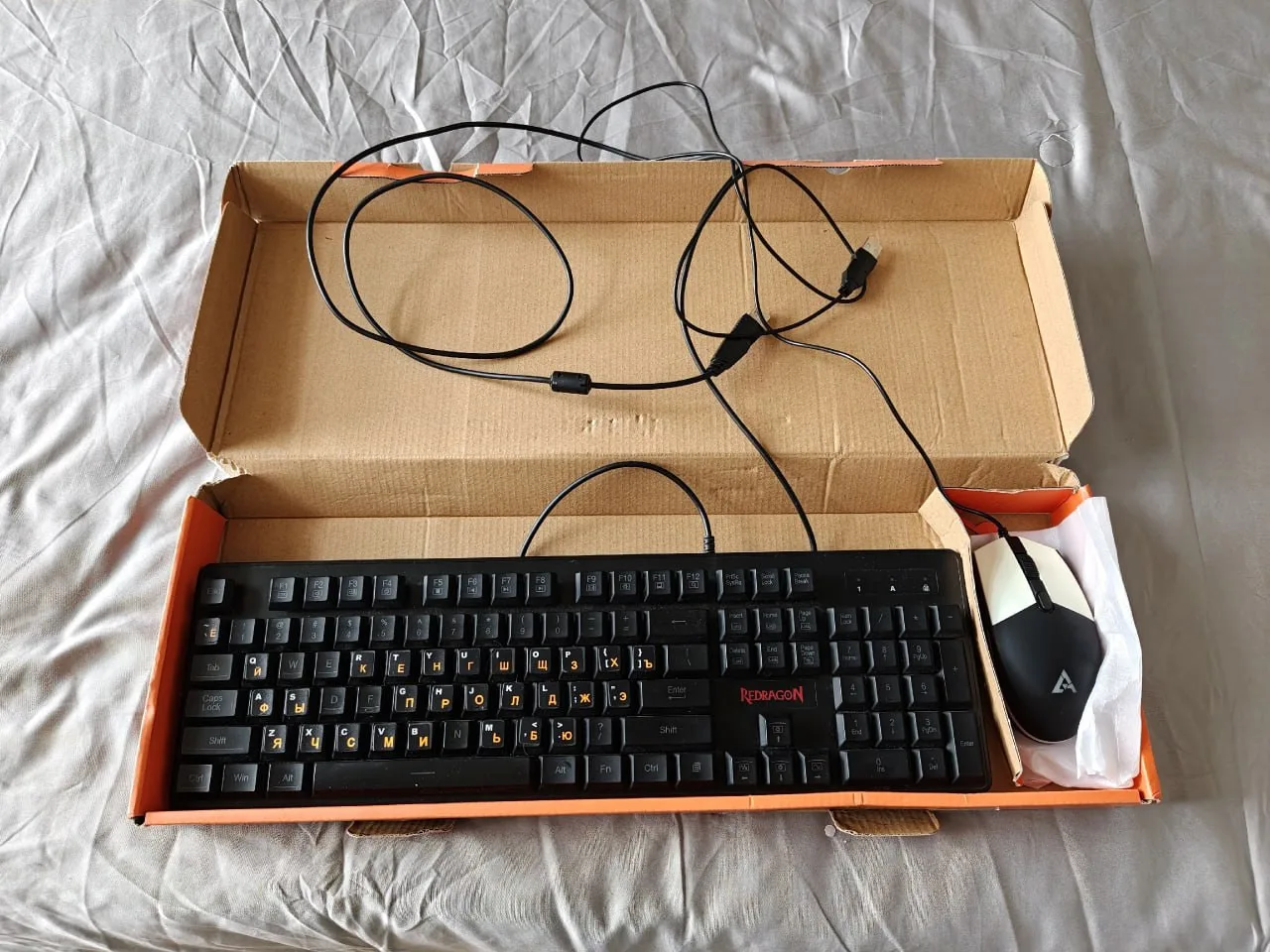 Клавиатура RedRagon K509-1 Dyaus и мышка Ateck K98