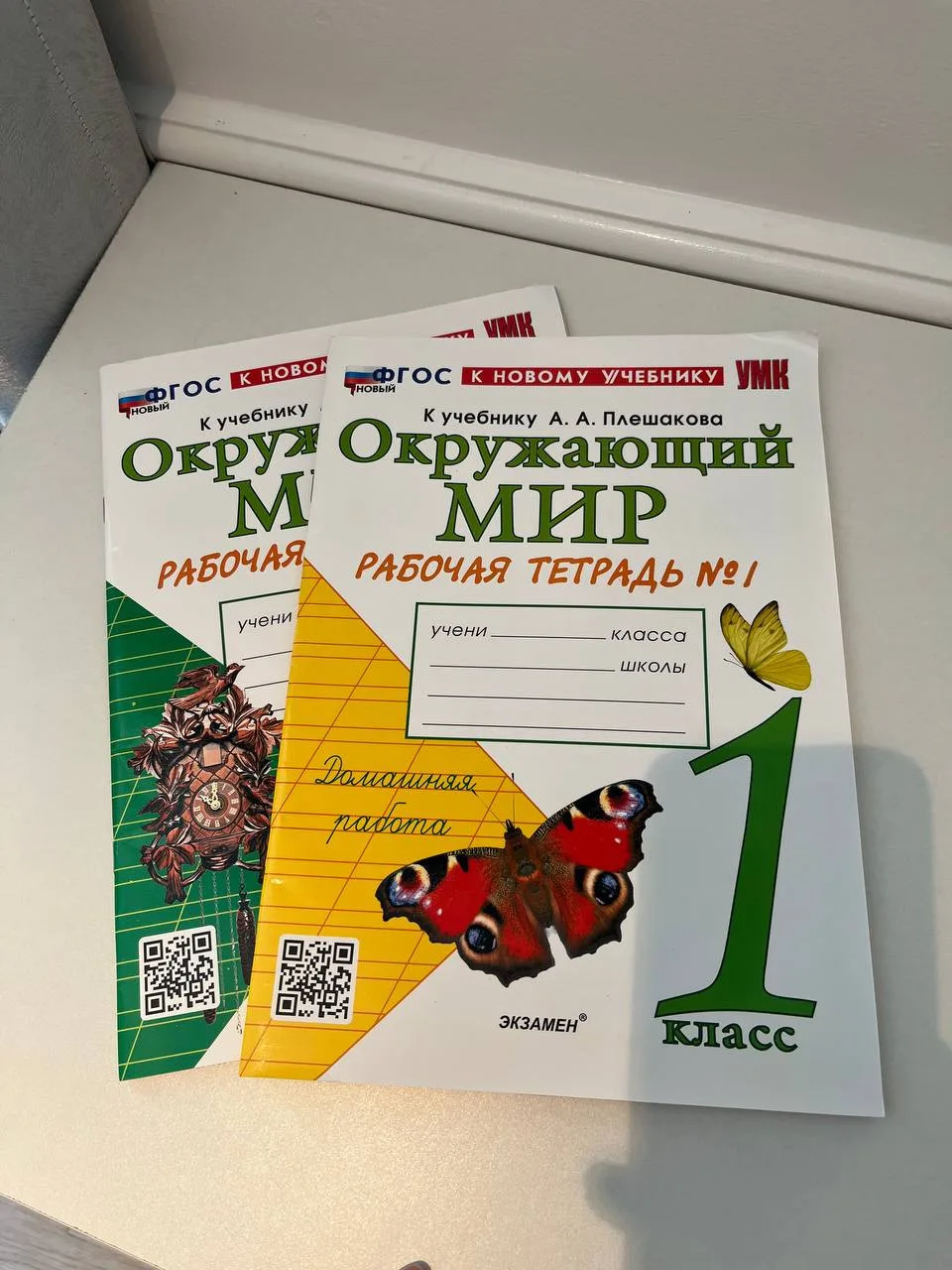 Рабочие тетради «Окружающий мир», 1 класс, 2 части