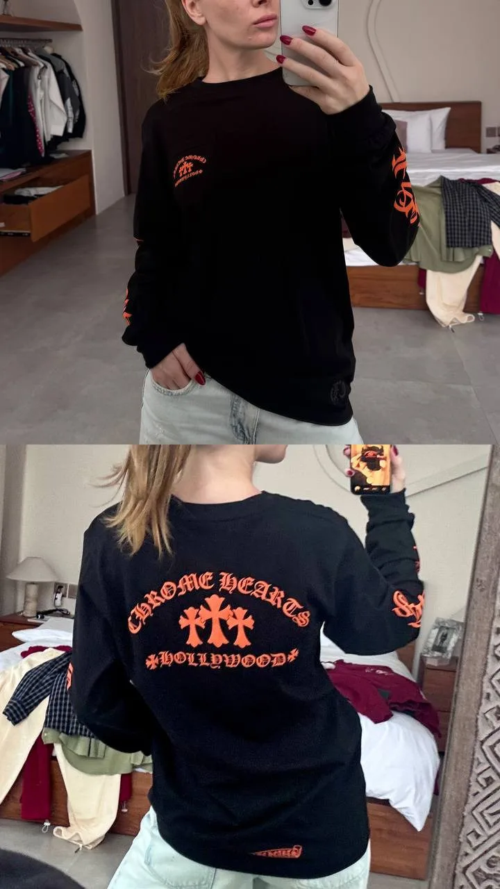 Лонгслив Chrome Hearts, размер S-M