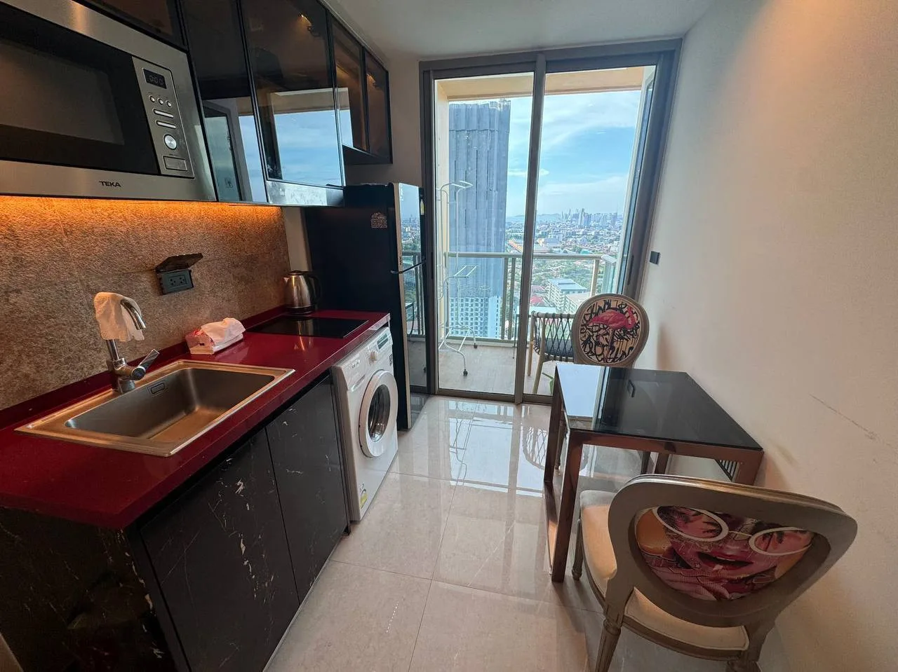 Квартира с 1 спальней в Riviera Ocean Drive, 39 этаж, вид на море, фото 4