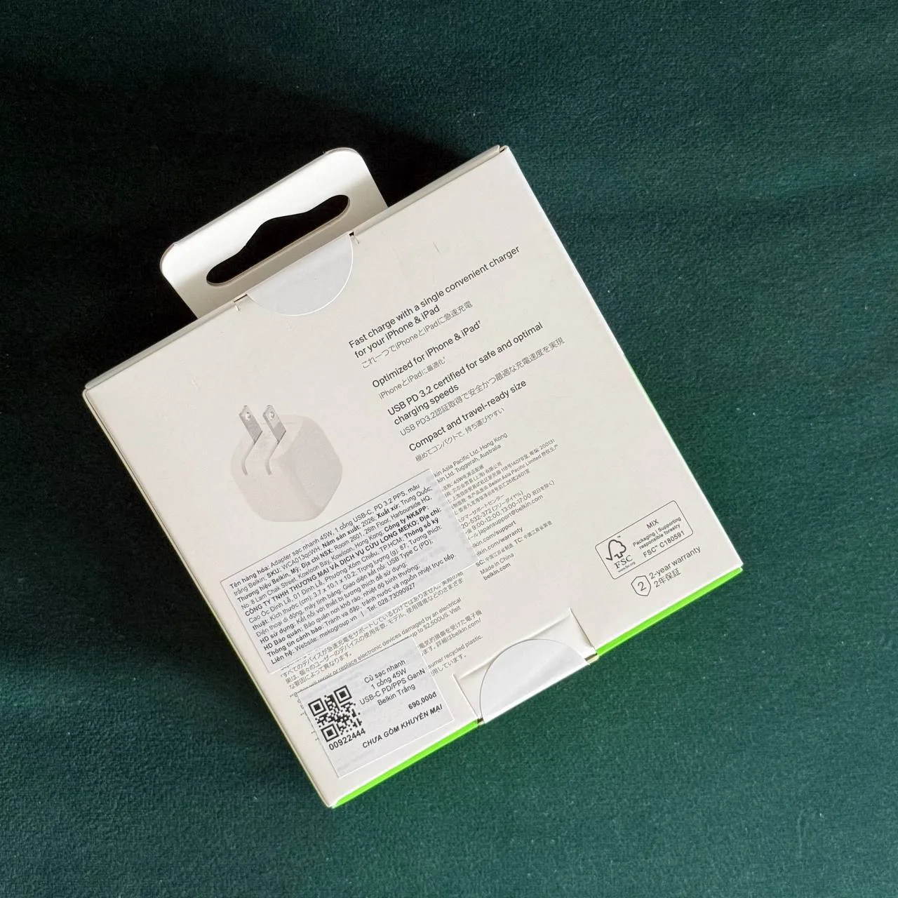 Зарядное устройство Belkin BoostCharge 45W, фото 2