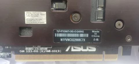 Видеокарта TUF RTX 3060TI 8gb, фото 2