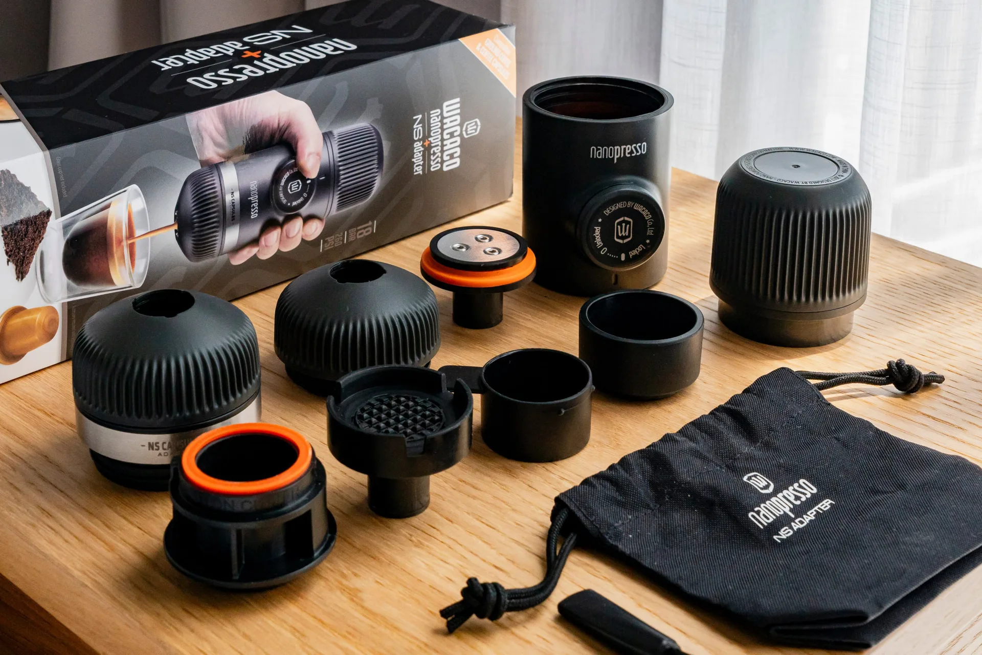 Портативная кофемашина WACACO Nanopresso + NS Adapter, фото 2