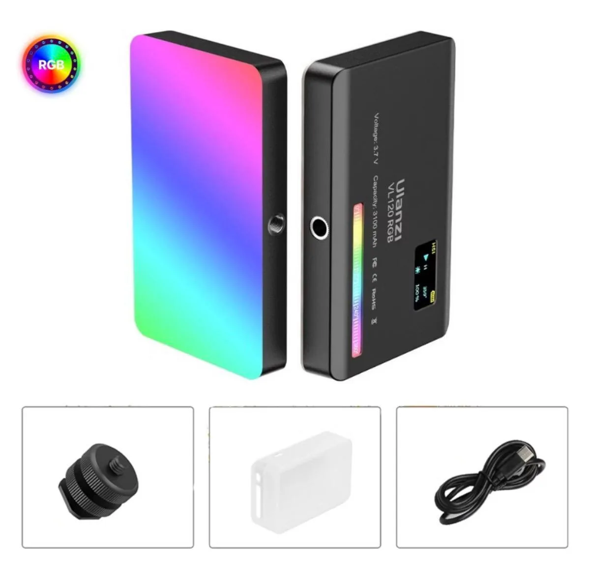 Два компактных RGB-светильника, фото 2