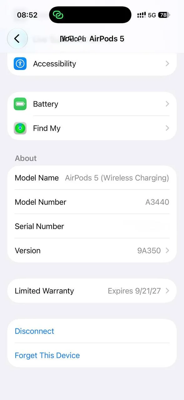 AirPods 5 с беспроводным зарядным кейсом, фото 2