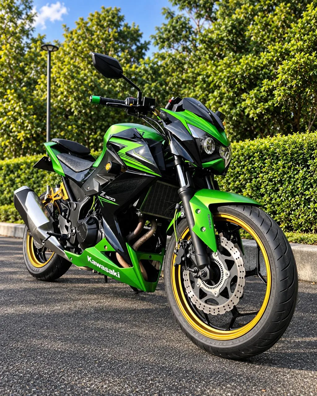 Kawasaki Z300, 2015
