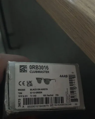 Очки Ray ban Clubmaster, оригинал, фото 2