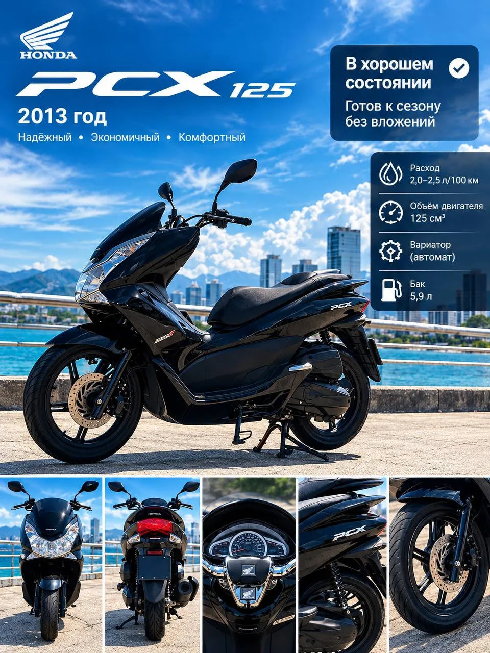 Honda PCX 125, 2013