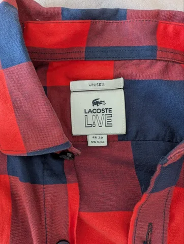 Рубашка Lacoste Live, Unisex, размер S, фото 3