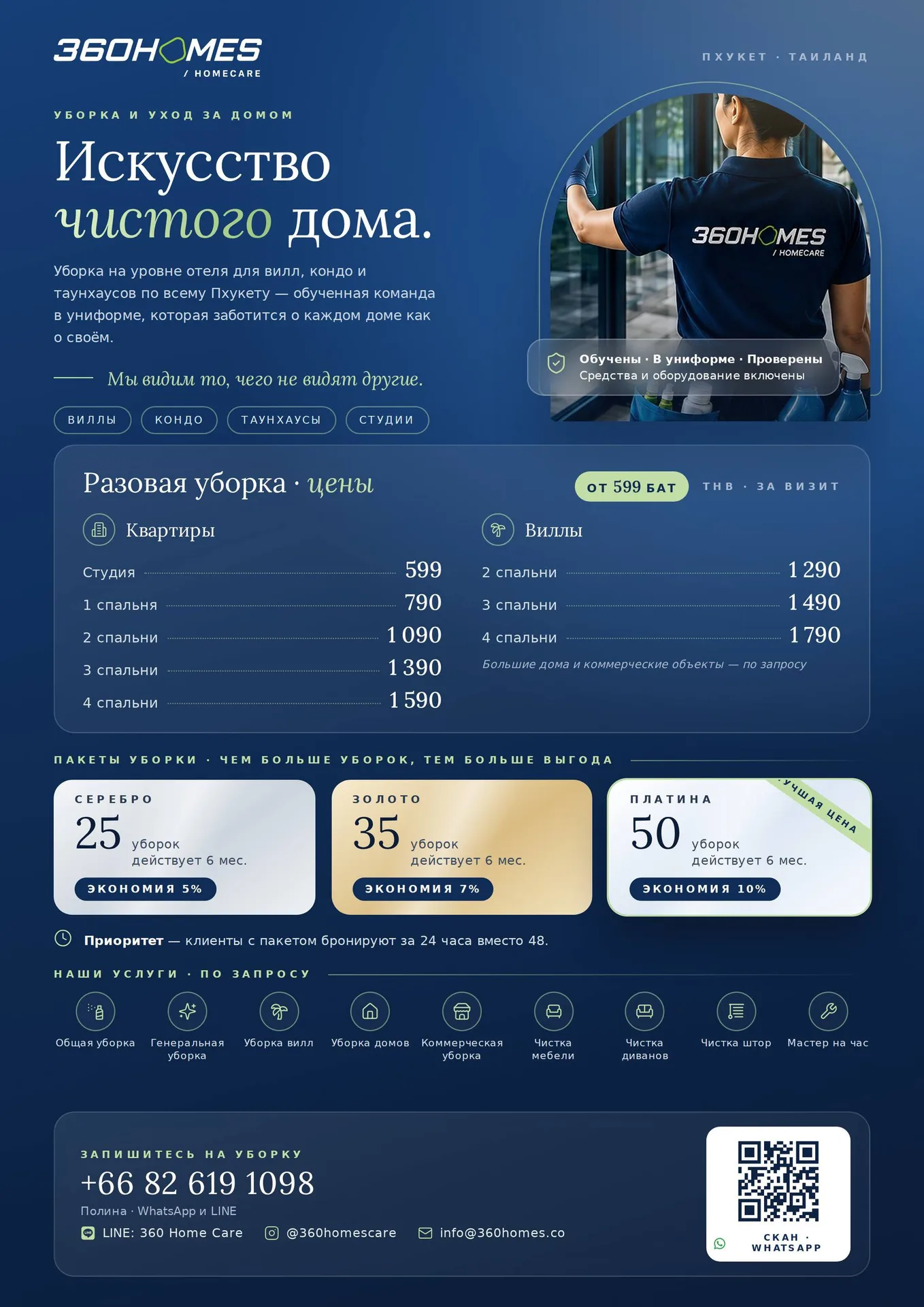 Профессиональная уборка квартир и вилл