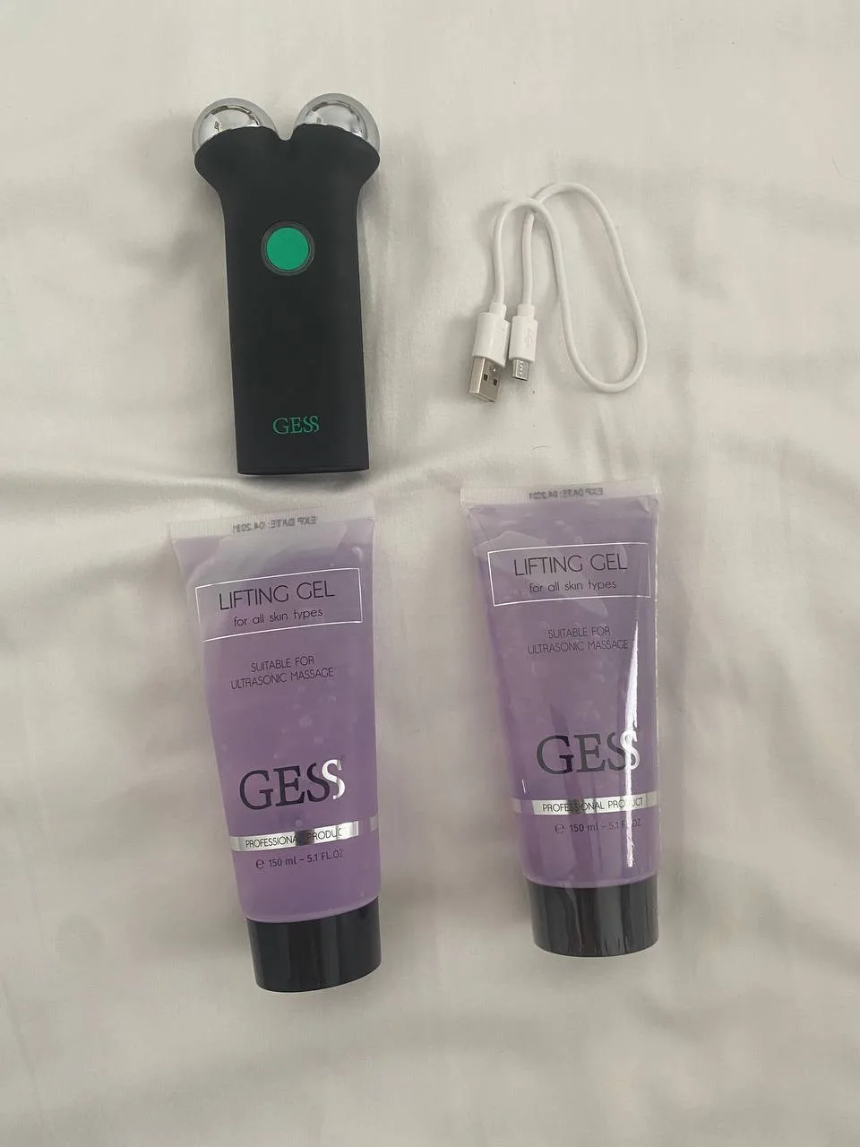 Микротоковый массажер GESS + гели для массажа