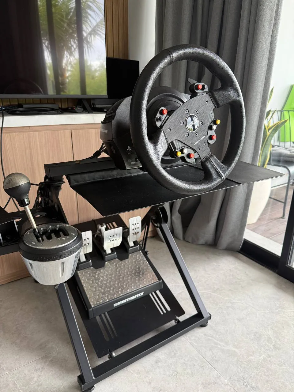 Руль Thrustmaster t300 с педалями T-LCM, фото 3