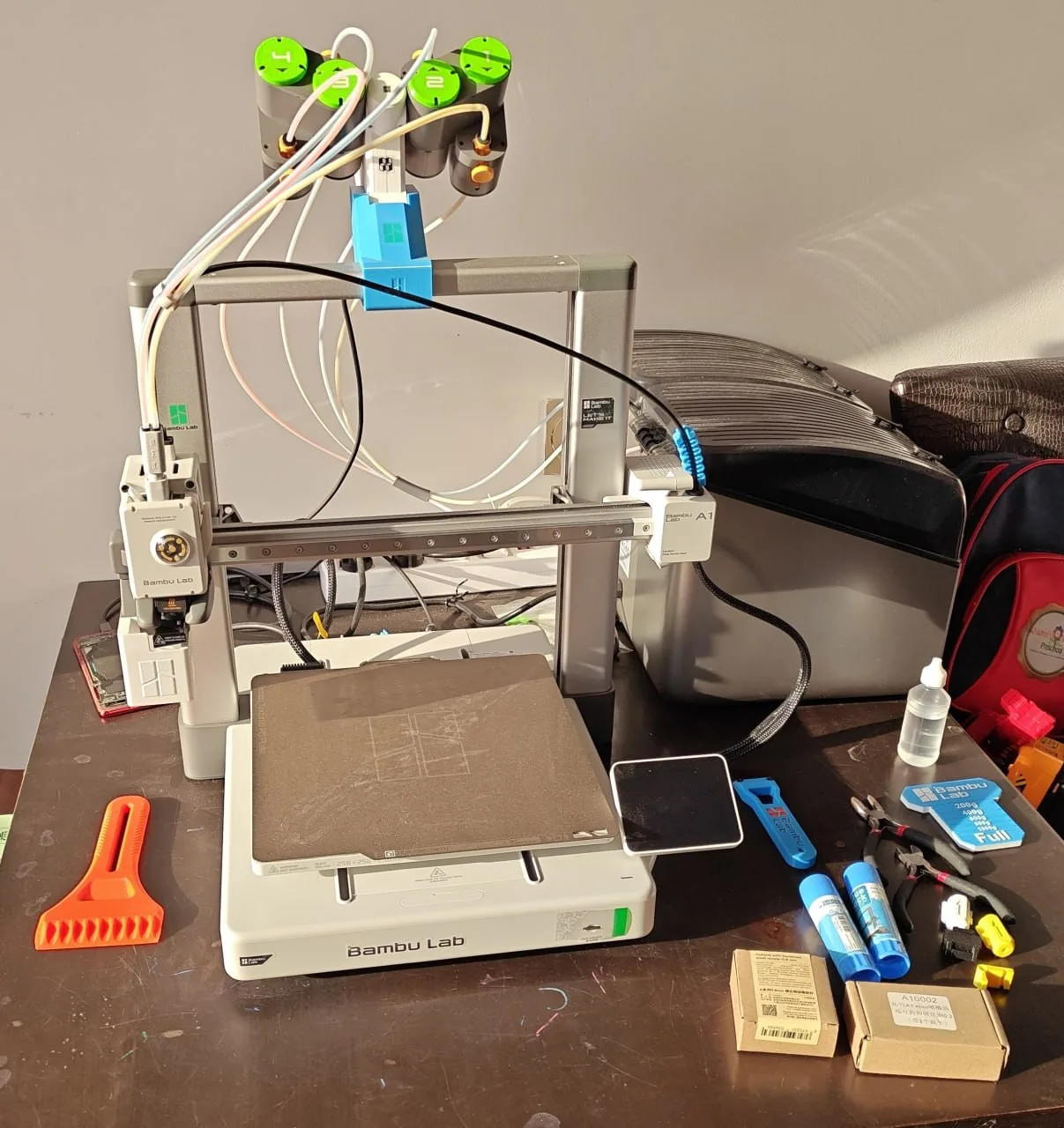 3D-принтер Bambu Lab A1 + AMS Mini + сушилка SpacePi X4