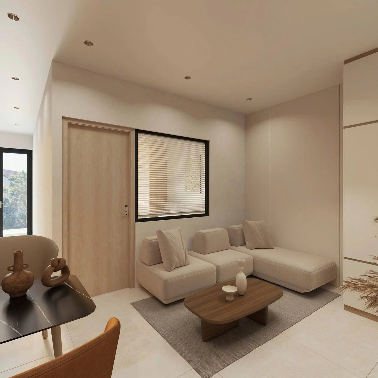 Новая квартира с отдельной спальней, 40 м², Phước Hải