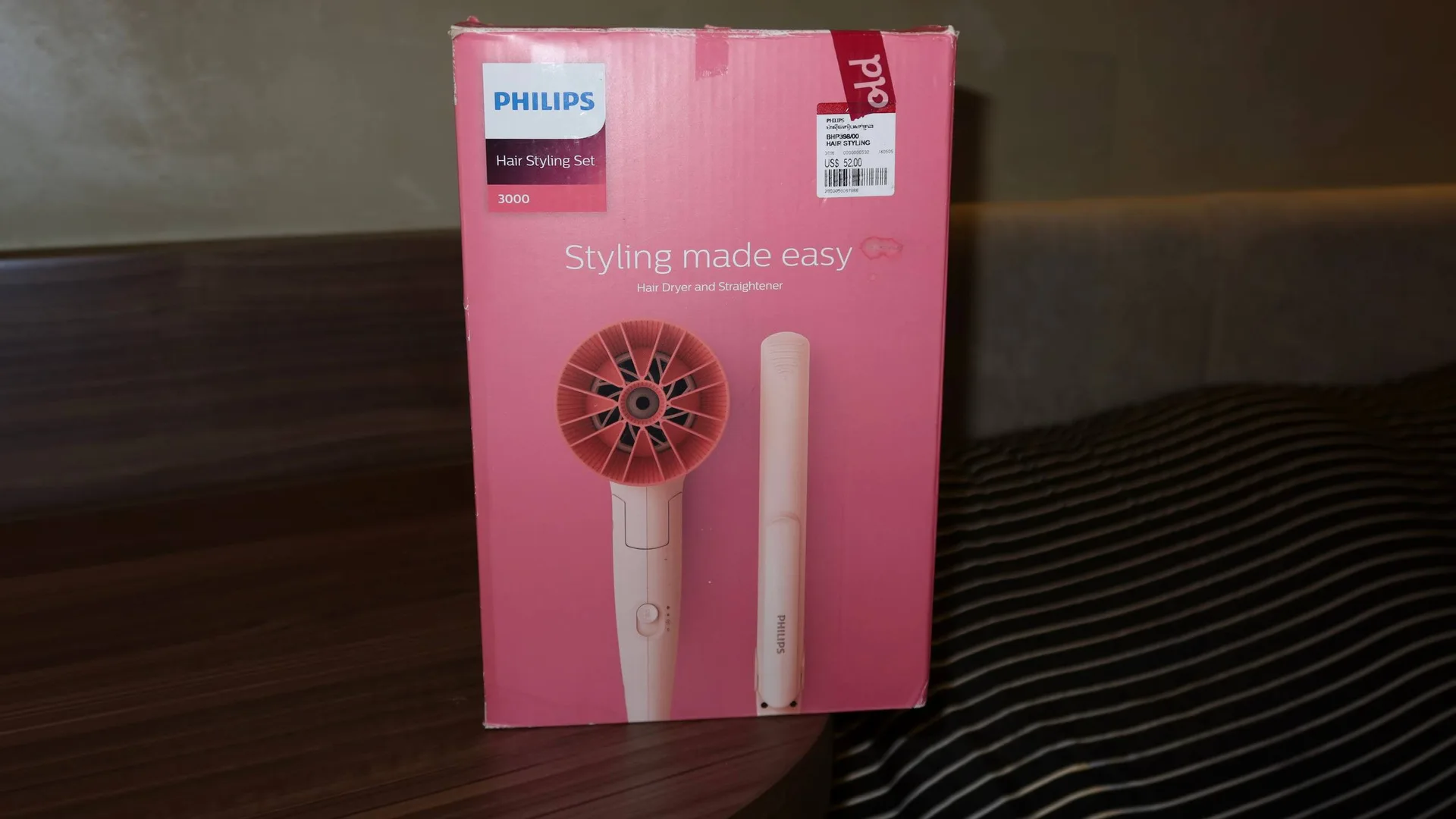 Набор Philips: фен с 2 насадками и плойка, фото 3