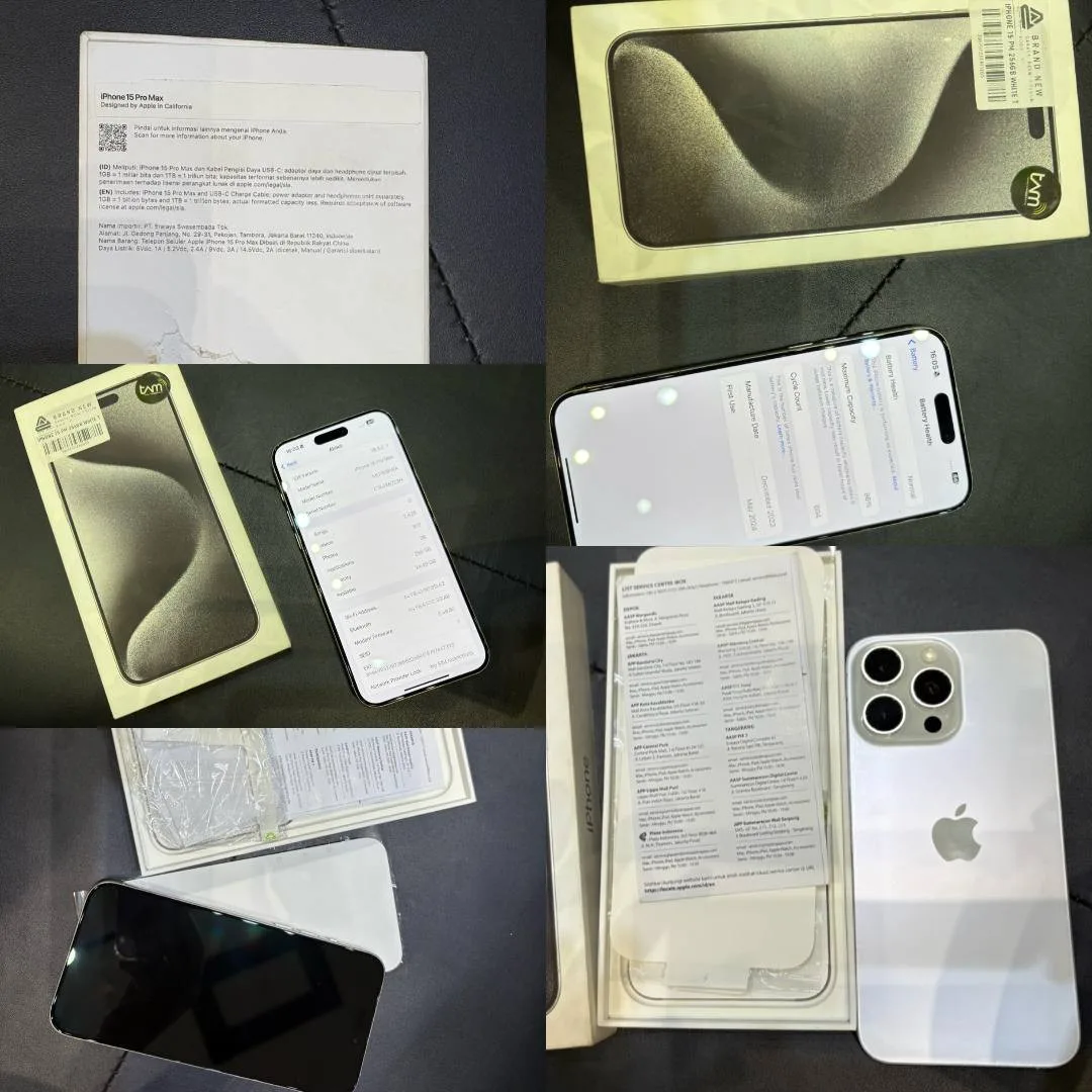 iPhone 15 Pro Max 256 ГБ, White Titanium