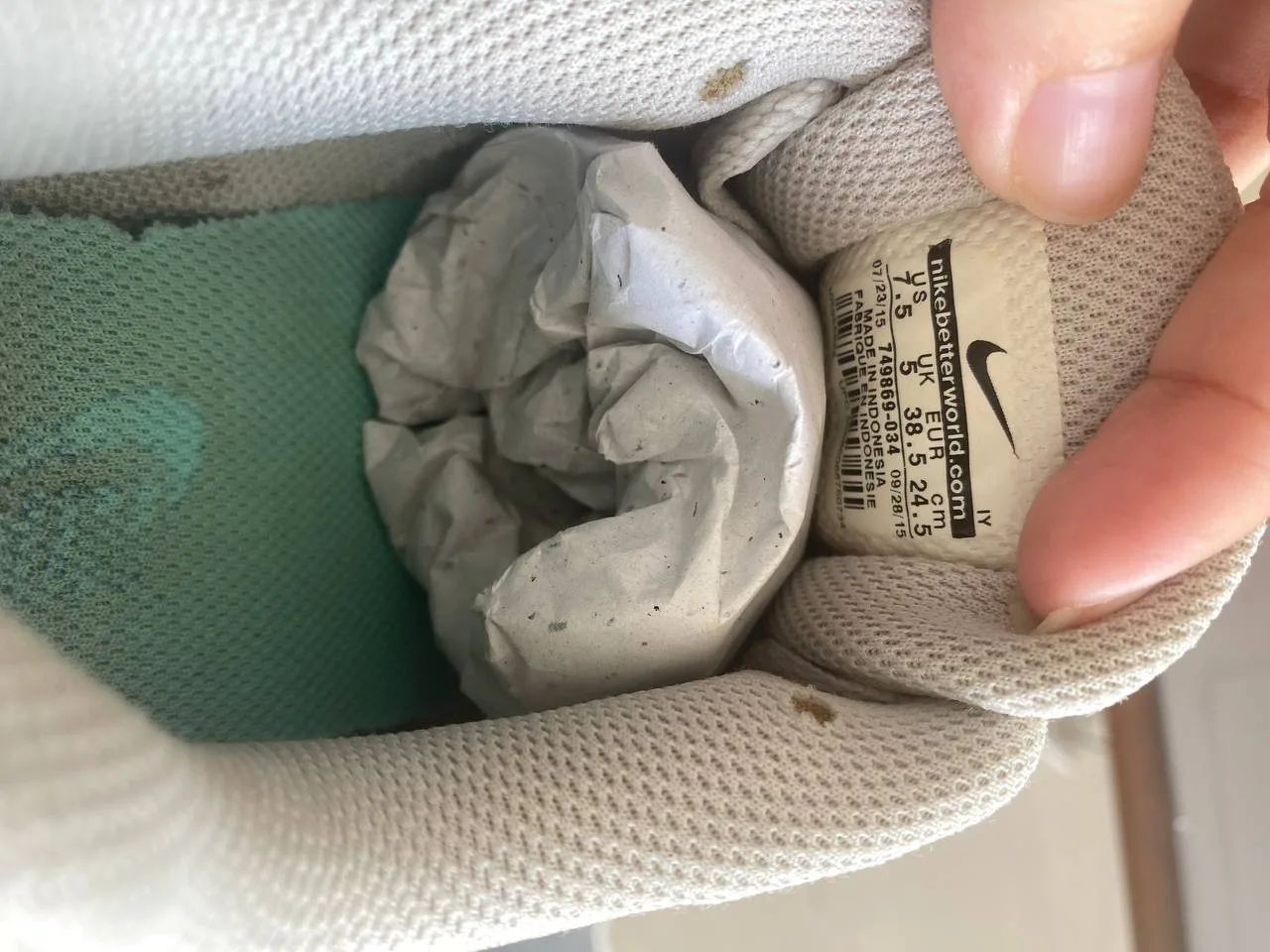 Кроссовки NIKE, на стопу до 24 см, фото 3