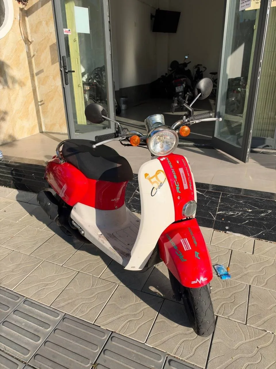 Scoopy 49 cc, красно-белый, фото 2