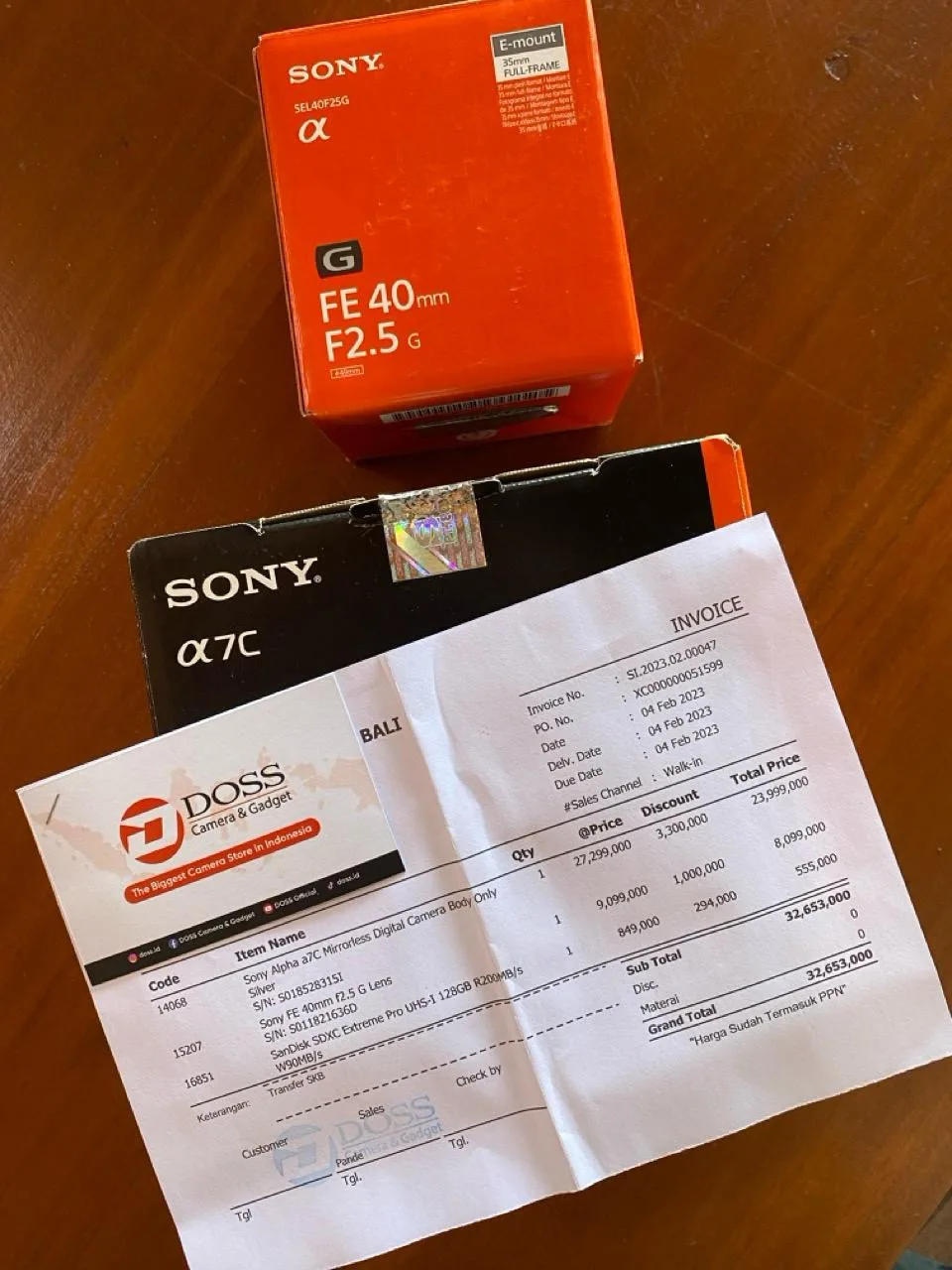 Фотокамера Sony Alpha a7C с объективом Sony FE 40mm f2.5 G